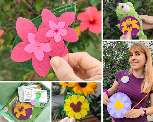 Disney-Inspired Felt Flowers: A Magical Tribute to Nature, Dreams & Earth Day 🌍🌷