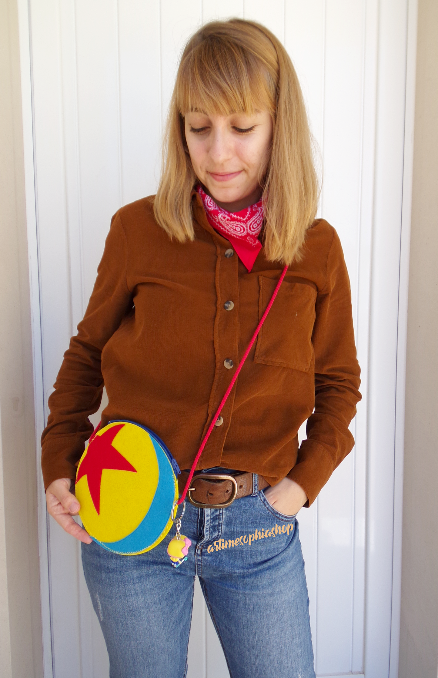 Felt Pixar Ball Crossbody Bag – Handmade Toy Story Inspired Purse