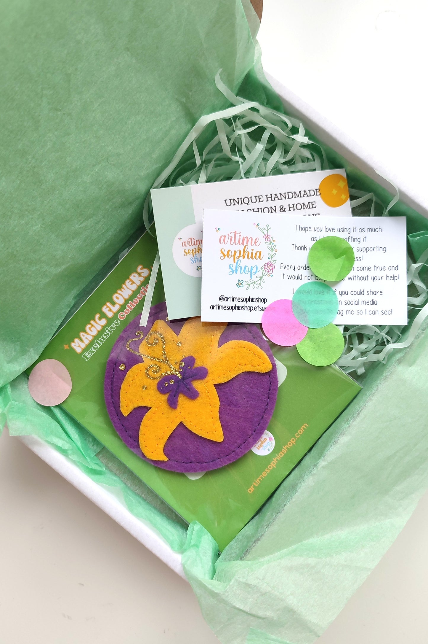 Handmade felt flower Accessories inspired by Disney characters Package order