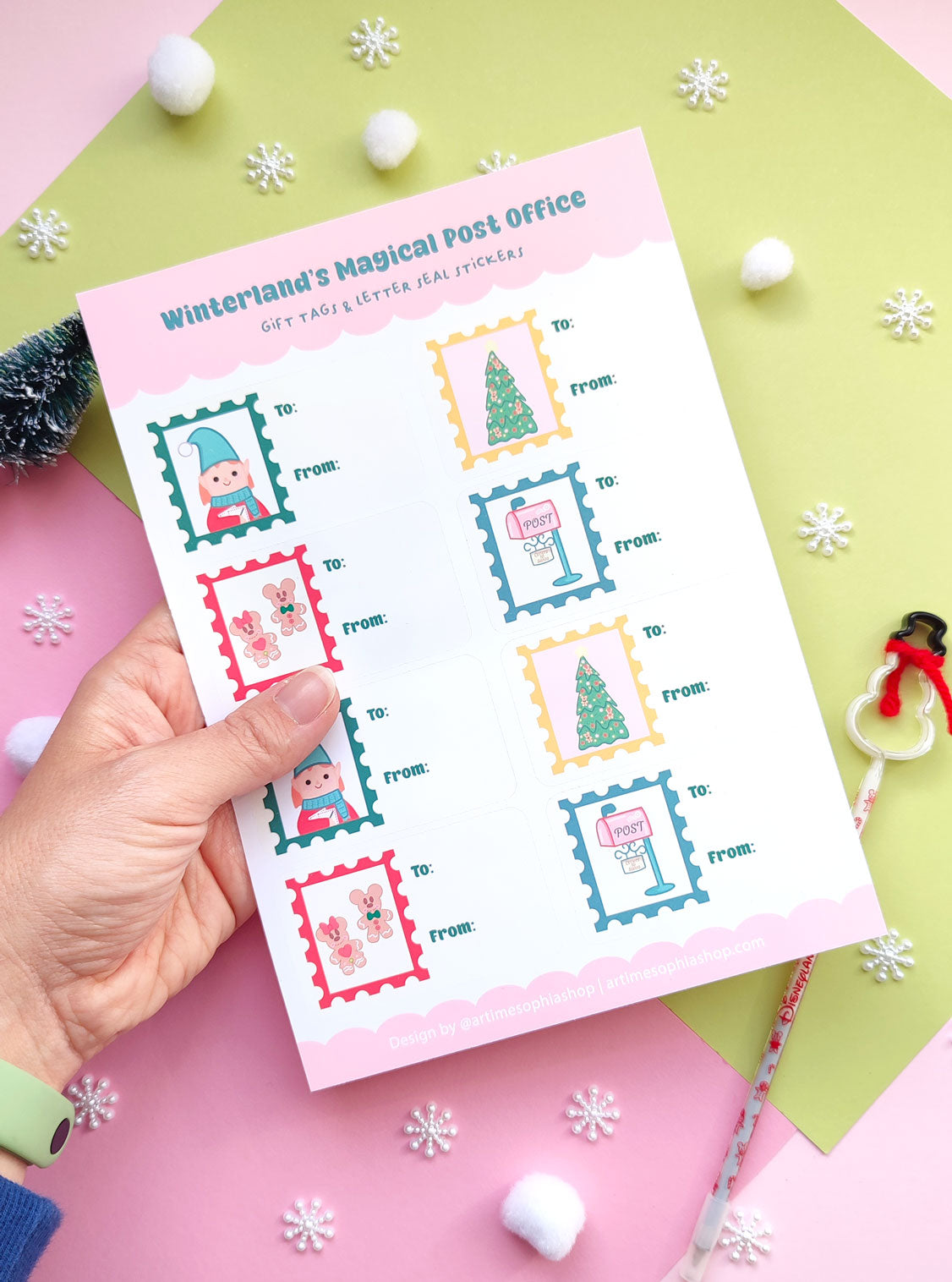 Winterland’s Gift Tags & Letter Seal Stickers