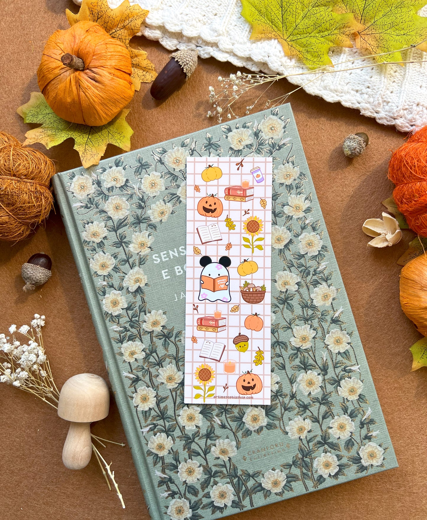 Cosy Autumn Bookmark – Daisyboo Collection