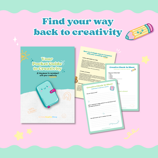 How to find your Creativity back - FREE Pocket Guide📒