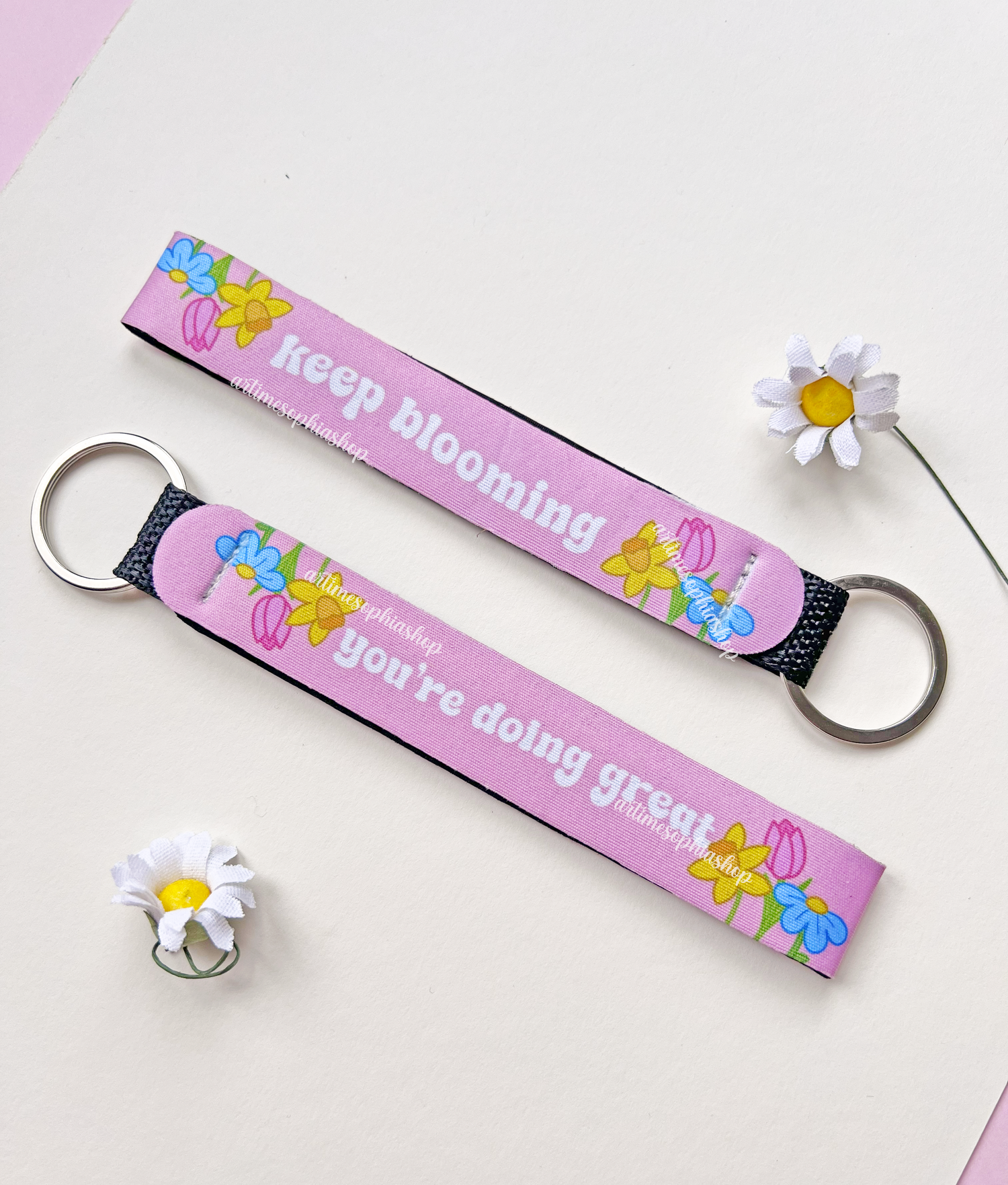 Colorful Motivacional keychain 