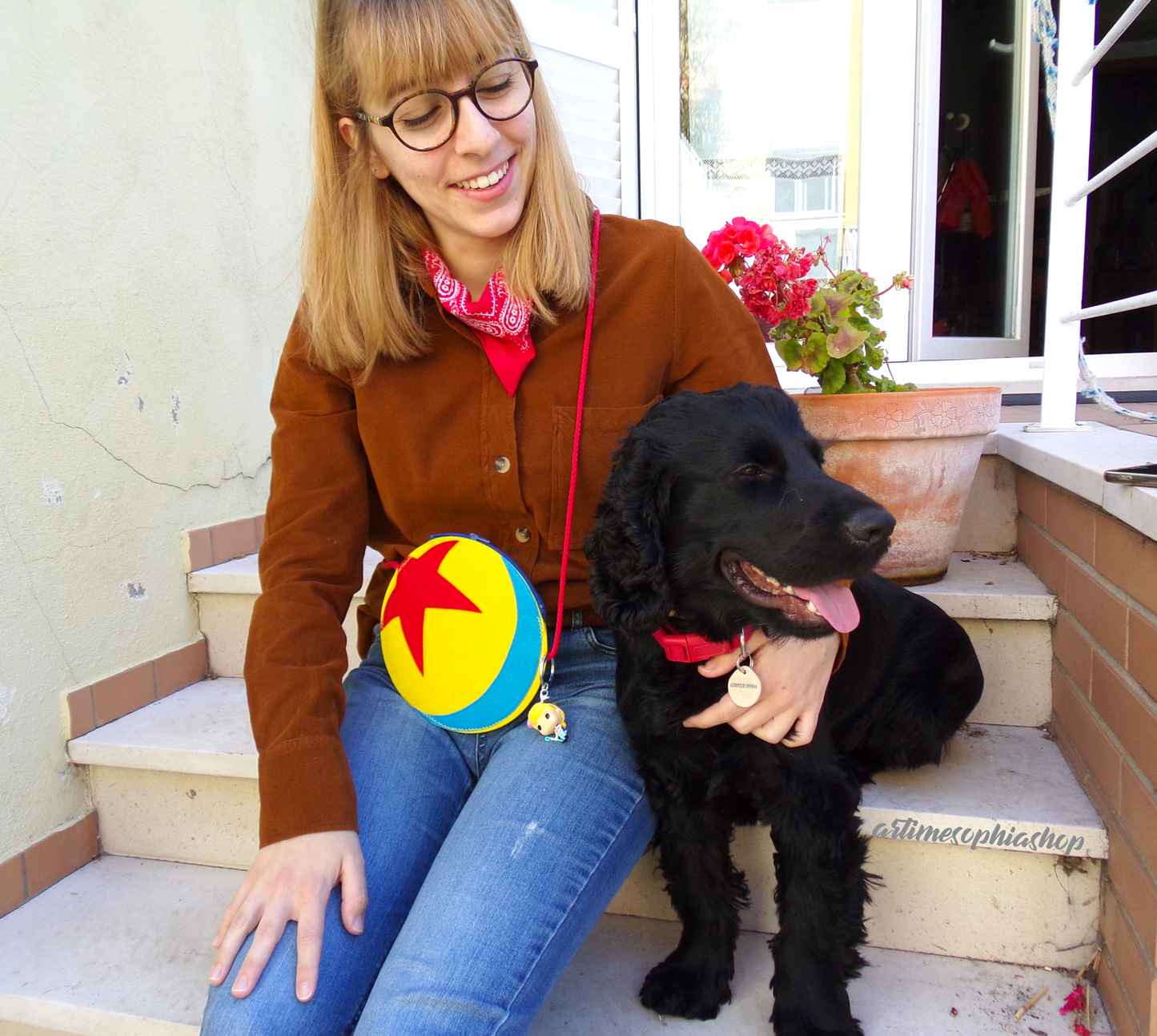 Felt Pixar Ball Crossbody Bag – Handmade Toy Story Inspired Purse