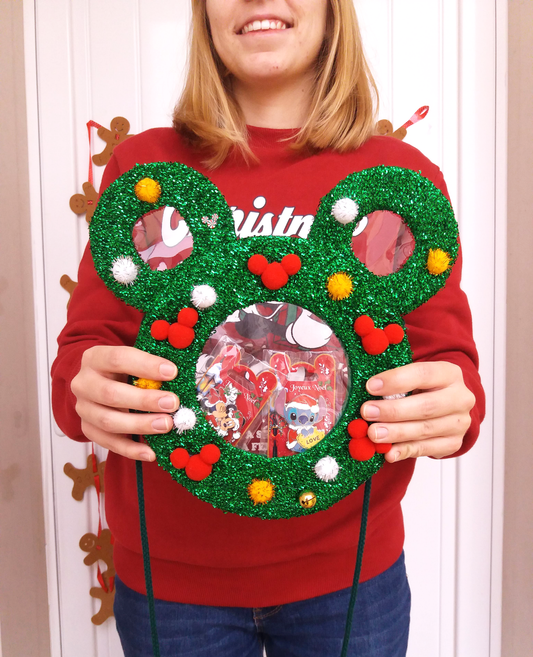 Christmas Wreath Bag, Disney Christmas Holiday Purse
