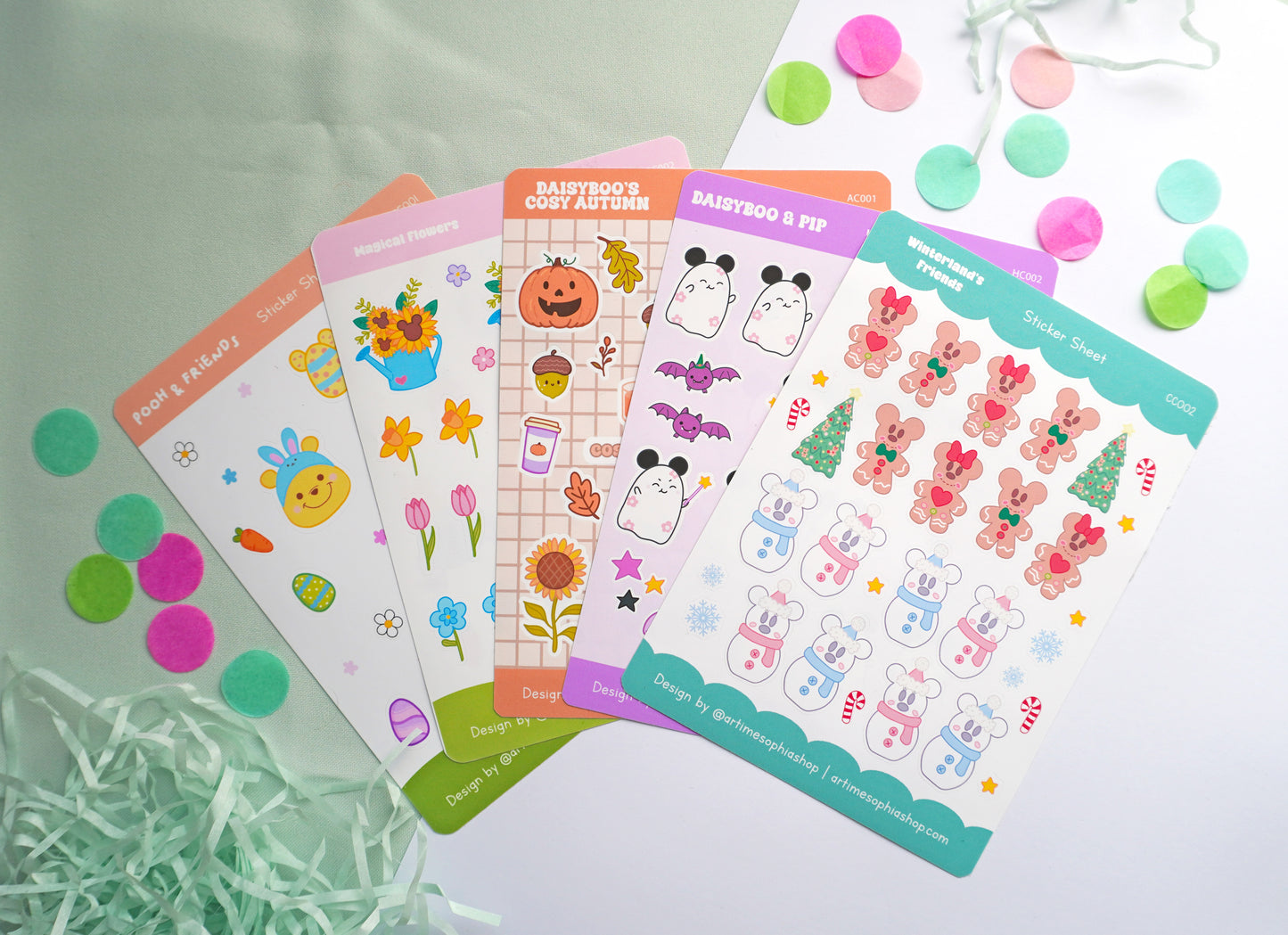 Seasonal Sticker Sheets Bundle