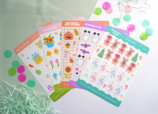 Seasonal Sticker Sheets Bundle