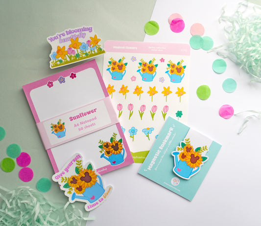 Magical Flowers Stationery Bundle