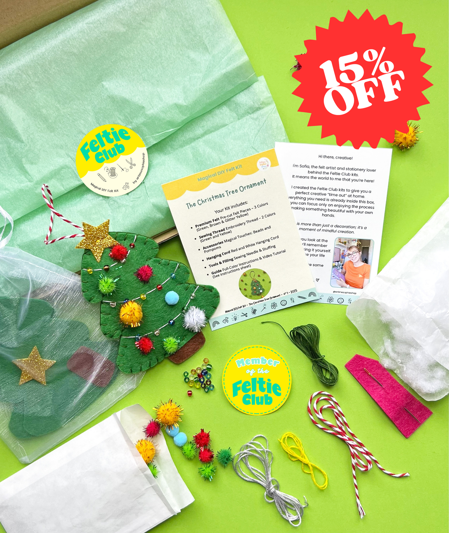 Magical DIY Felt Kit – The Christmas Tree Ornament