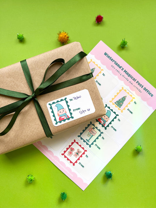 Winterland’s Gift Tags & Letter Seal Stickers