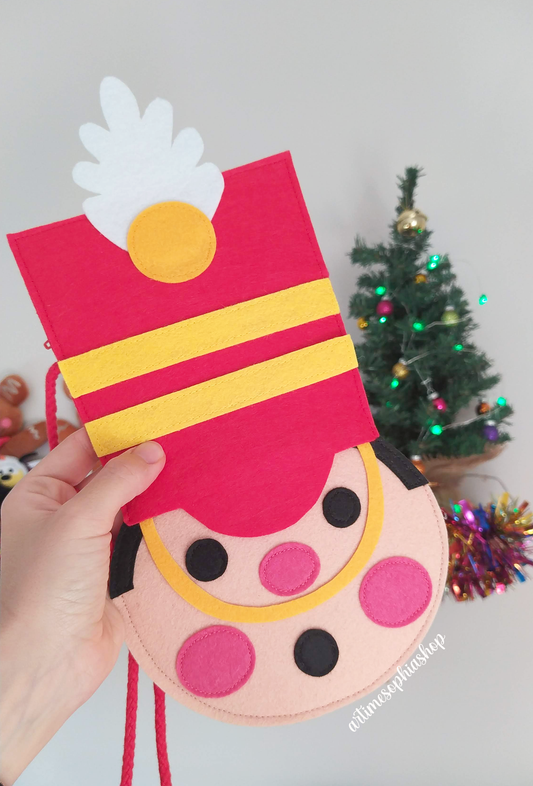 Toy Soldier Nutcracker Disney inspired, Christmas crossbody bag
