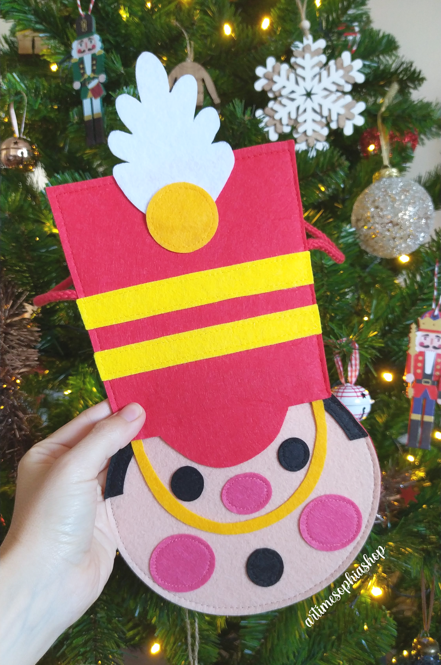 Toy Soldier Nutcracker Disney inspired, Christmas crossbody bag