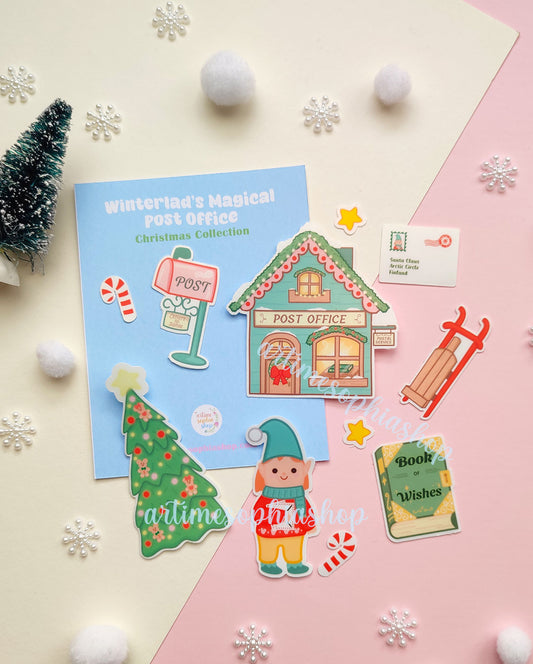 Winterland's Magical Post Office Sticker Pack – Set of 12 Stickers