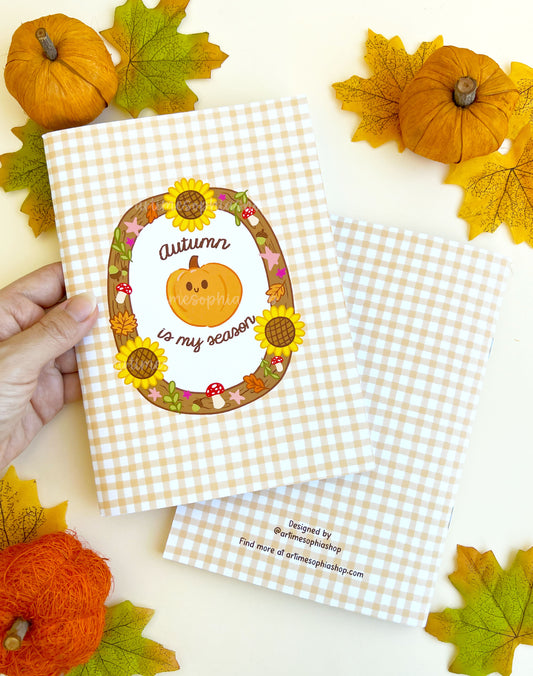 Autumn is my Season A5 Creative Notebbok