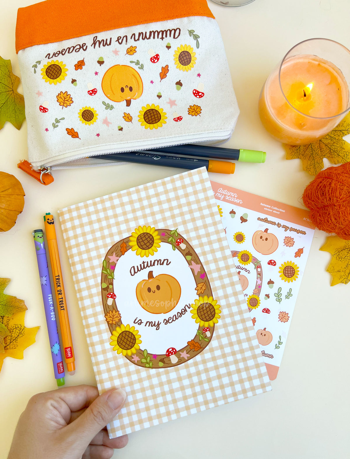 Autumn is my Season A5 Creative Notebbok