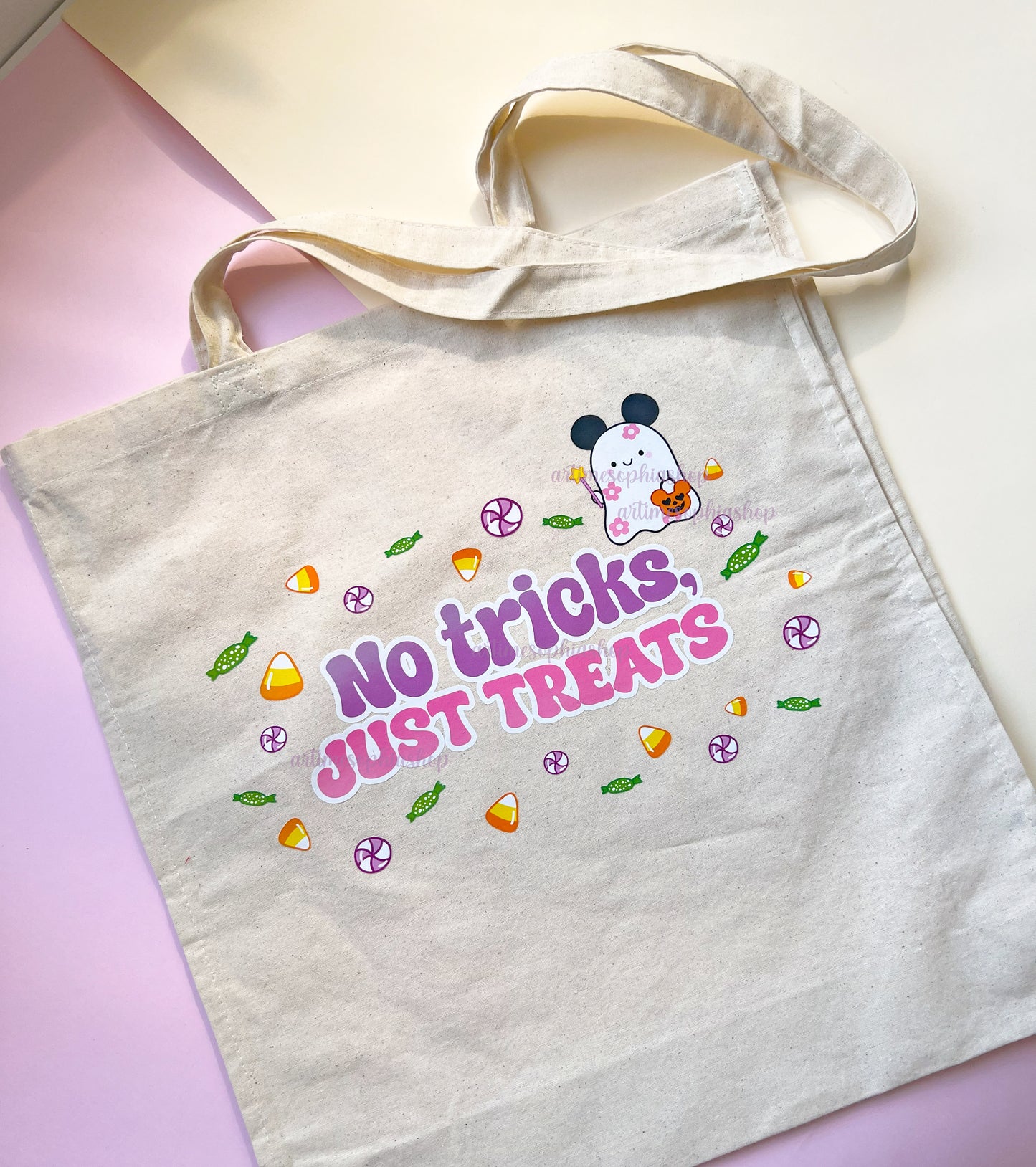 SECONDS No Tricks, Just treats Tote Bag